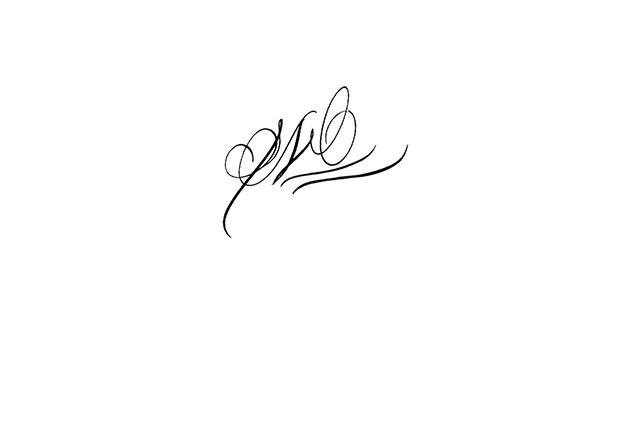 Calligraphy tattoo initials PM, calligraphic tattoos designs, tattoo initial calligraphy, gestural calligraphy, gestual calligraphy, french calligrapher, calligraphic handwriting tattoo style, calligraphe paris, calligraphie paris