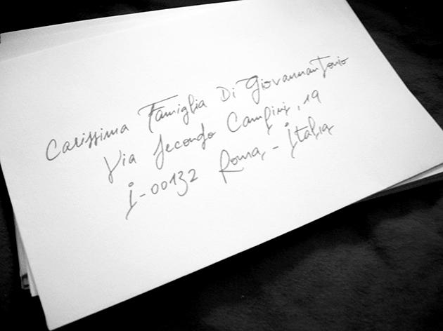 calligraphe enveloppes paris