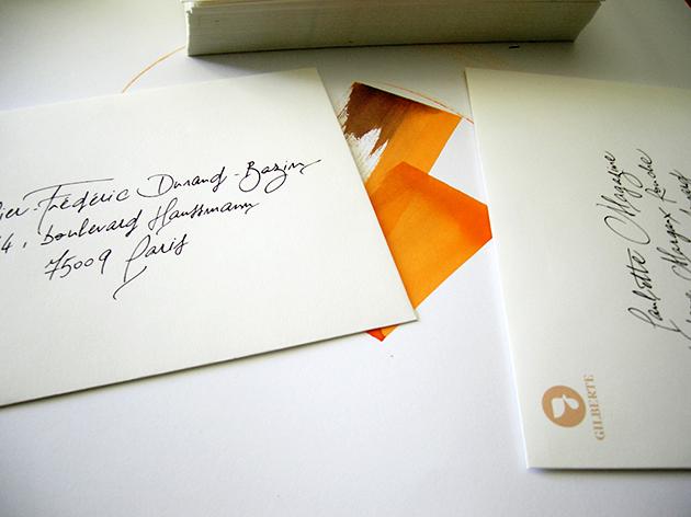 calligraphie invitation enveloppe, calligraphe orléans, calligraphie enveloppe mariage