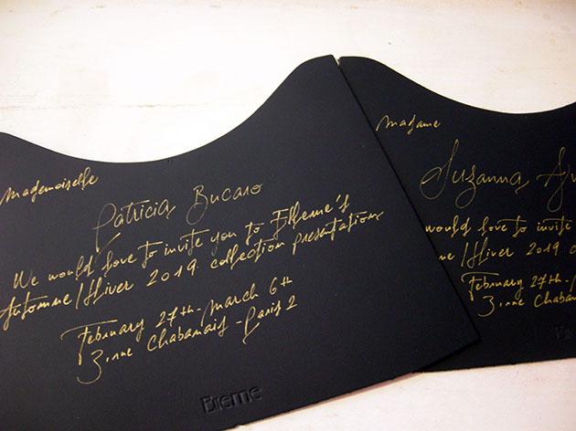 calligraphie invitation paris, calligraphe paris, invitations calligraphiées, prestation calligraphie