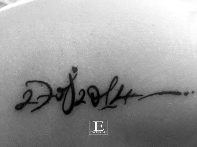 calligraphie tatouage, calligraphy tattoo