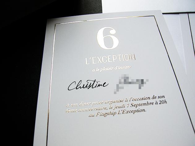 paris invitation calligraphe, calligraphie parisienne, Excessial invitations 2017